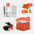 Family Emergency Bundle - 5 Filters, 5 Bivys, FREE Emergency Tent & FREE 7-in-1 Multi-Tool