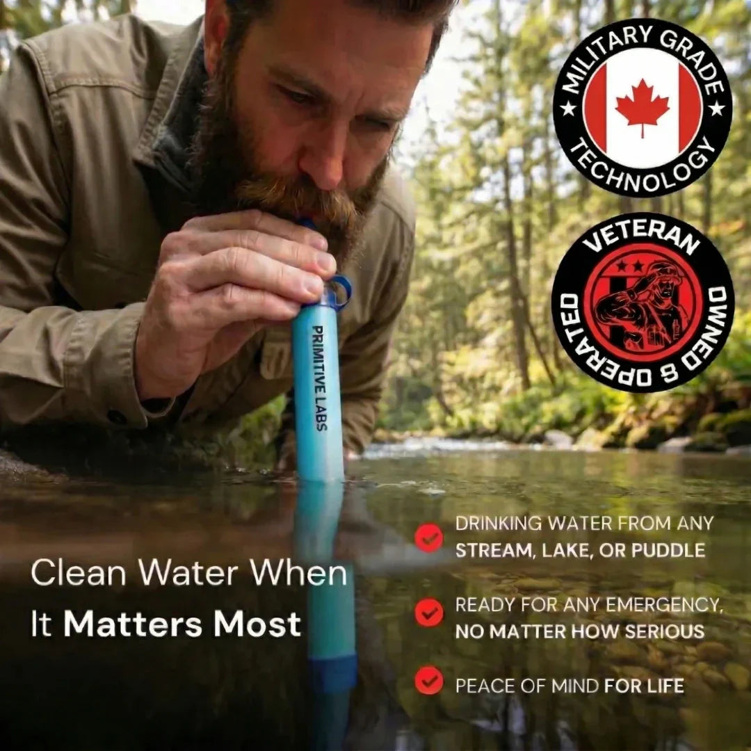 HYDRA-X1 Emergency Water Filter Straw (400 gal) (Canada)